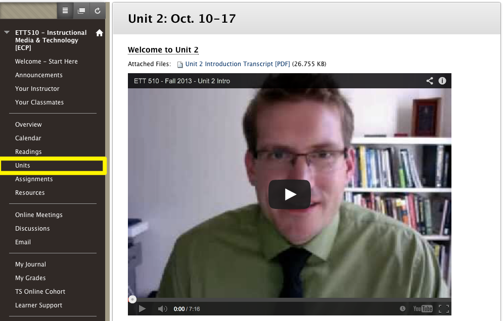 sample module welcome video