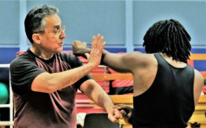 Dan Cabrera practicing martial arts