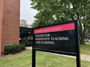 Center for Innovative Teaching and Learning sign with building in background