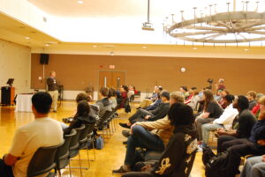 Attendees at the Presidential Teaching Professor Seminar
